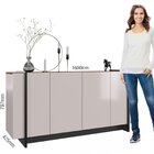 Buffet 4 Portas Copacabana Off White/nogueira