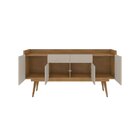 Buffet 4 Portas E 2 Gavetas 160cm Versátile Veneza Cedro/off