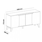 Buffet 4 Portas Elegance Artely