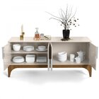 Buffet 4 Portas Mdf Amalfi Lukaliam
