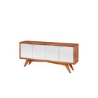 Buffet 4 Portas Querubim Nat/branco