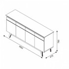 Buffet 4 Portas Retrô Classic Imcal