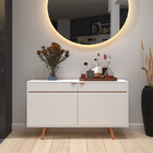 Buffet  Branco Balcão Retrô Grande Durabilidade