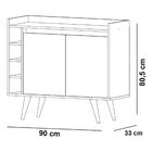 Buffet Adega Estilo 2 Portas Branco – Móveisaqui