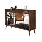 Buffet Adega Estilo 3 Portas Com Espelho Malbec – Móveisaqui