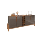 Buffet Adega Ranger Cinza Perola Cedro