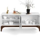 Buffet Amalfi Lukaliam Pé Madeira Sala Branco Madero Noce