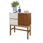 Buffet Angra 2 Pt Off White E Amêndoa