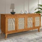Buffet Aparador 0709500 E Rack 2109600 Madeira Pinus At Moveis