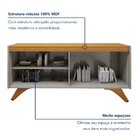 Buffet Aparador 100%mdf 4 Portas Pés Em Madeira Maciça 180cm