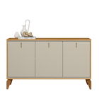 Buffet Aparador 136cm Yara Tauari/off White - Sallar Home