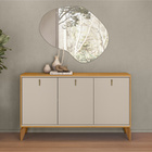 Buffet Aparador 136cm Yara Tauari/off White - Sallar Home