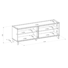 Buffet Aparador 160cm Isa Jequitiba/off White - Sallar Home