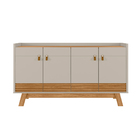 Buffet Aparador 160cm Mara Nature/off White - Sallar Home
