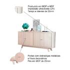 Buffet Aparador 180 Cm 4 Portas Brise Dj Móveis Off White