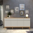 Buffet Aparador 187cm 4 Portas 4 Gavetas Magnum