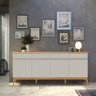 Buffet Aparador 187cm 4 Portas 4 Gavetas Magnum