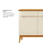 Buffet Aparador 187cm Com 4 Portas E 4 Gavetas Em Mdf Cedro M