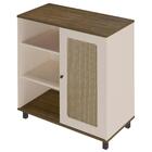 Buffet Aparador 1 Porta 80 Cm 4 Arly