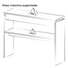 Buffet Aparador 1 Prateleira 100 Cm Arly