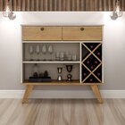 Buffet Aparador 2 Gavetas Alice Valdemóveis Off White/cinamomo