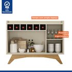 Buffet Aparador 2 Portas Clara  Off White/cinamomo