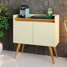 Buffet Aparador 2 Portas Gold Pérola/mel