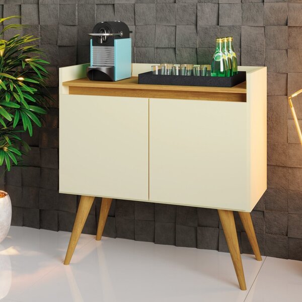 Buffet Aparador 2 Portas Gold Pérola/mel