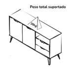 Buffet Aparador 2p 2g 140 Cm Arly