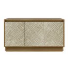 Buffet Aparador 3 Portas 1 Gaveata Bb2611 160cm Natural/palha