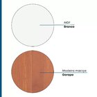 Buffet Aparador 3 Portas 1 Gaveta 140cm Craft Garapa/branco