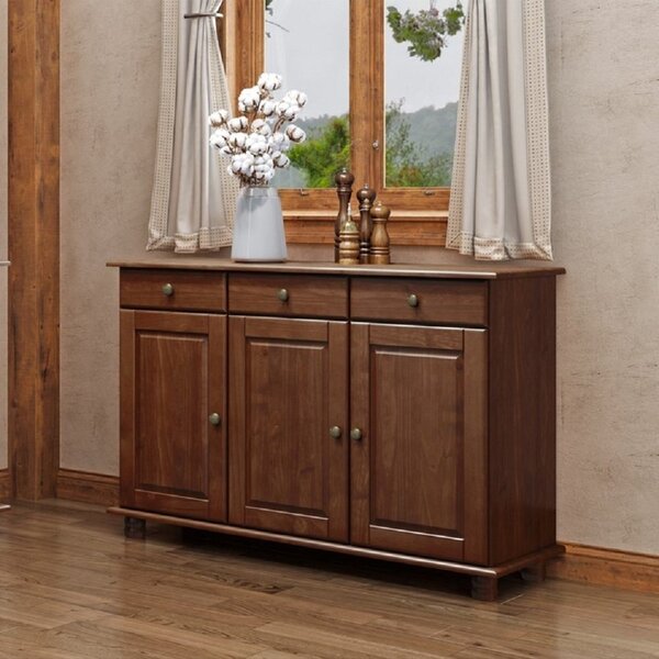 Buffet Aparador 3 Portas 3 Gavetas  Café