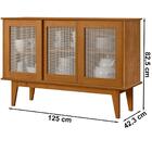 Buffet Aparador 3 Portas De Correr 12x Tebar