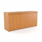 Buffet Aparador 3 Portas Mdf/mdp Mel 136cm Bart Viero Mel