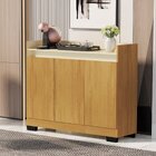 Buffet Aparador 3 Portas Real Mel/pérola