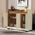 Buffet Aparador 3 Portas Real Pérola/mel