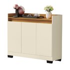 Buffet Aparador 3 Portas Real Pérola/mel