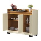 Buffet Aparador 3 Portas Real Pérola/mel