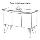 Buffet Aparador 3p Bordas Invertidas Arly