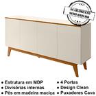 Buffet Aparador 4 Portas 11x Tebar