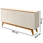 Buffet Aparador 4 Portas 11x Tebar
