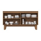 Buffet Aparador 4 Portas 150cm Em Mdp Com Portas Em Mdf Natur