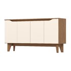 Buffet Aparador 4 Portas 150cm Em Mdp Com Portas Em Mdf Natur