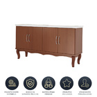 Buffet Aparador 4 Portas 170 Cm Balcão Italy Mdf Laminado Imb