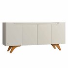 Buffet Aparador 4 Portas 180cm Grécia Off White
