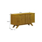 Buffet Aparador 4 Portas 1 Gaveta Ilheus  Freijó