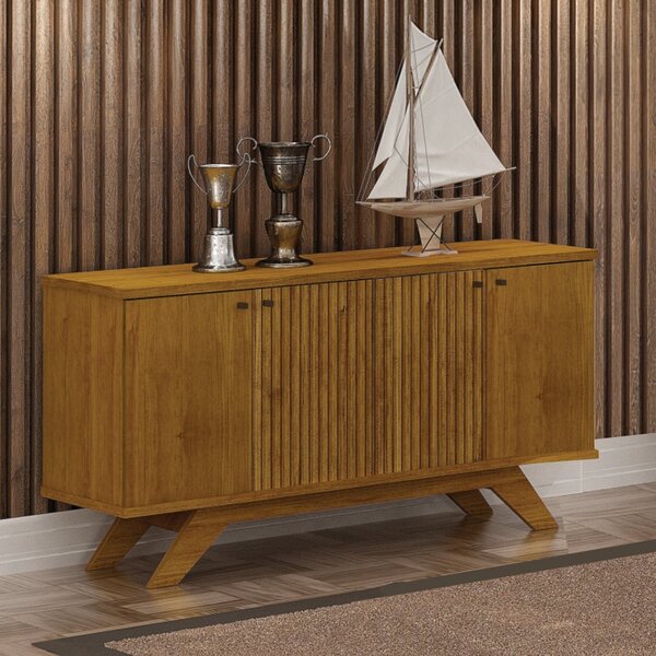 Buffet Aparador 4 Portas 1 Gaveta Ilheus  Freijó