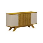 Buffet Aparador 4 Portas 1 Gaveta Ilheus Freijó/off White