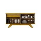 Buffet Aparador 4 Portas 1 Gaveta Ilheus Freijó/off White