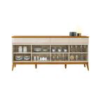 Buffet Aparador 4 Portas 4 Gavetas E Pés Em Madeira Giorgia 1